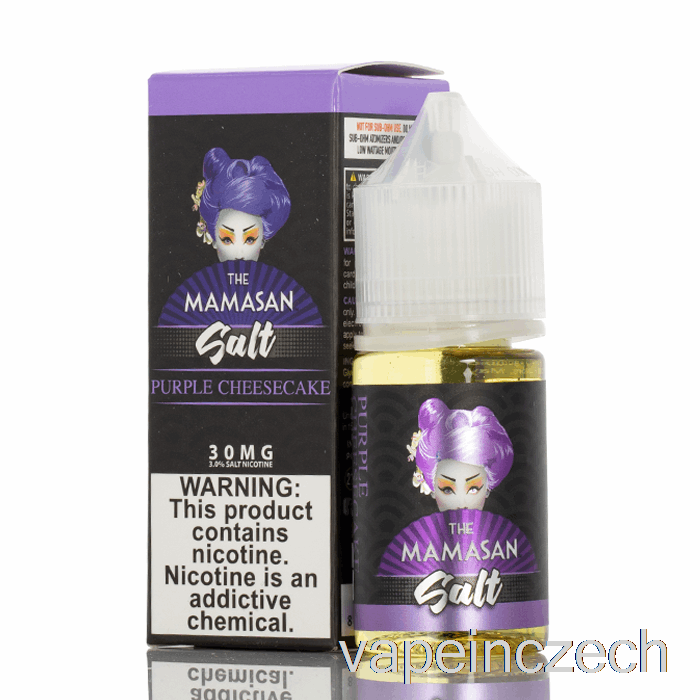 Fialový Tvarohový Koláč - Sůl Mamasan - 30 Ml 30mg Vape Pero